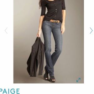 Paige Denim Melrose Straight Leg Jean